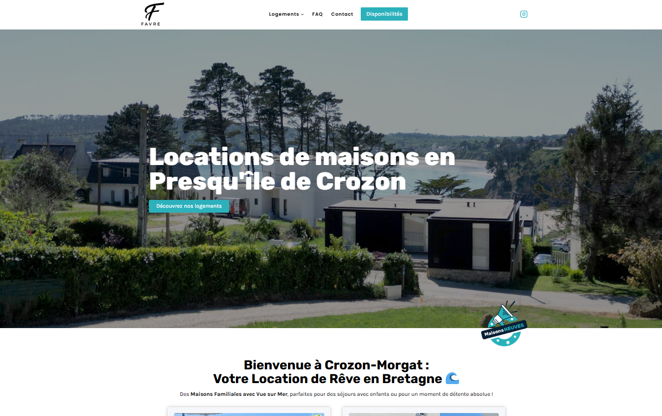 Location saisonnière - Crozon